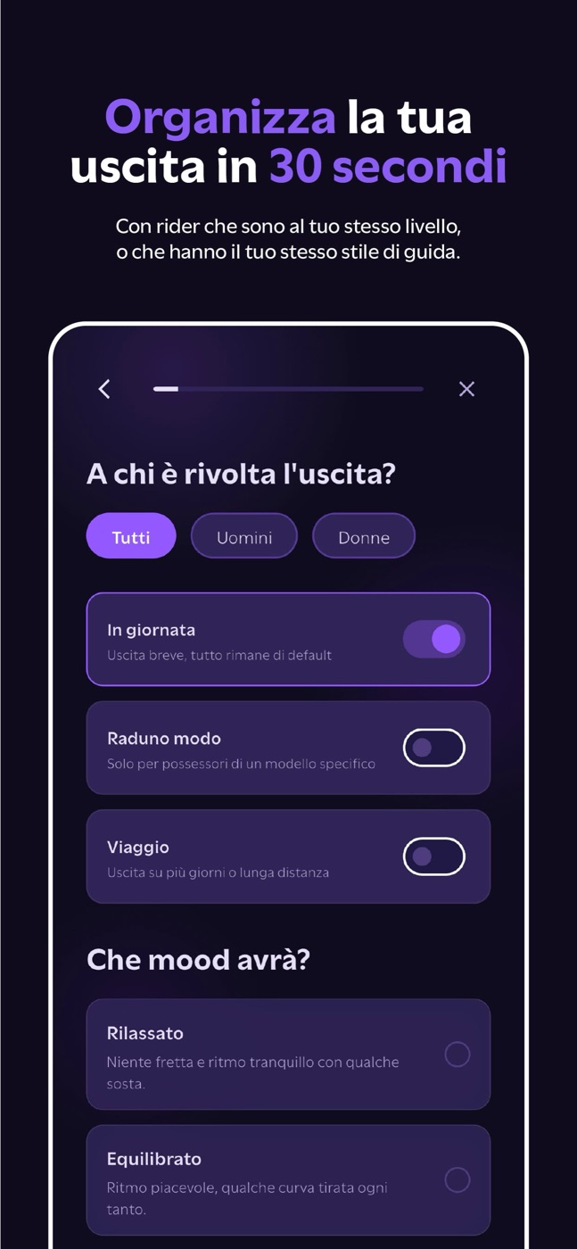 Creazione di un'uscita in 30 secondi